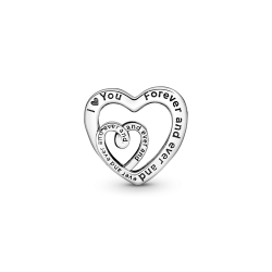 Charm Corazones Entrelazados Con Infinito