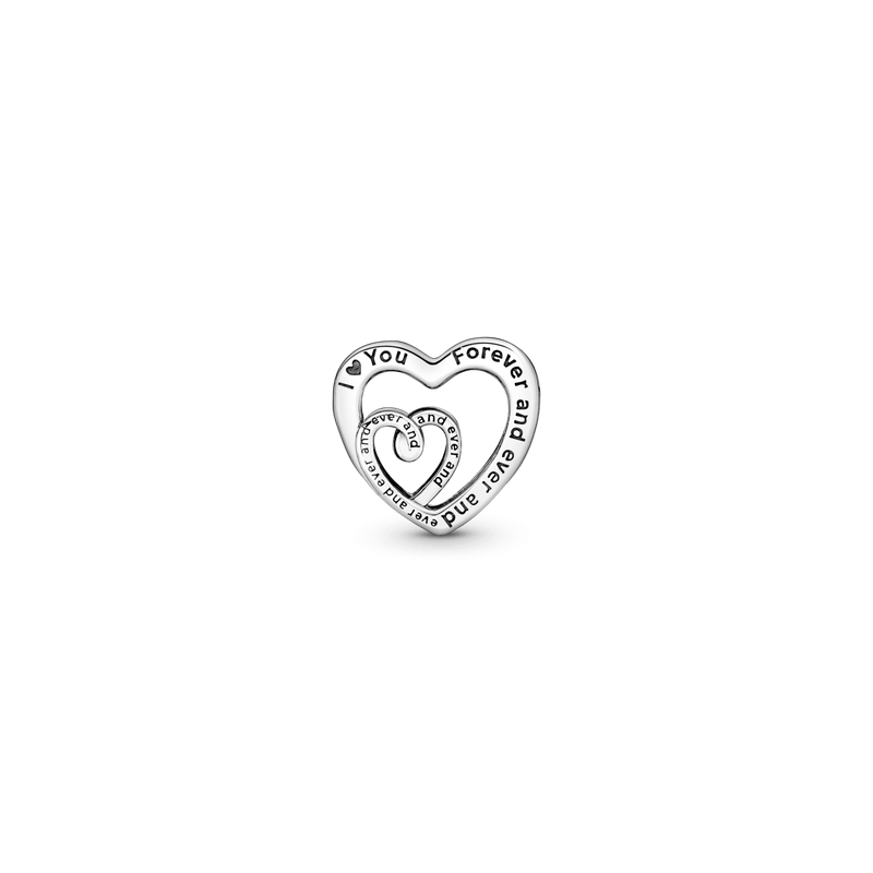 Charm Corazones Entrelazados Con Infinito