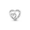 Charm Corazones Entrelazados Con Infinito