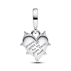 Charm Colgante Doble Amistad Opalescente