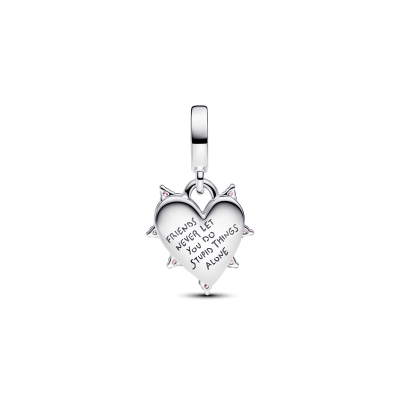 Charm Colgante Doble Amistad Opalescente