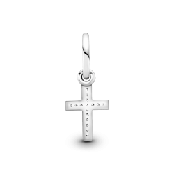 Charm Colgante Cruz Resplandeciente