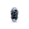 Charm Océano Ondulante De Cristal Murano Azul Oscuro