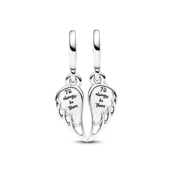 Charm Colgante Alas de Ángel Divisibles Brillantes