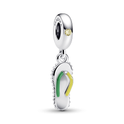 Charm colgante Flip Flop Pandora Plata Esterlina