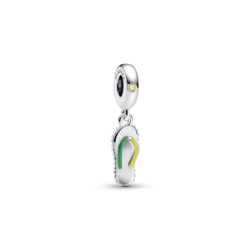 Charm colgante Flip Flop Pandora Plata Esterlina
