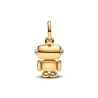 Charm Colgante Cara Robot Giratoria
