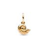 Charm Colgante Concha Encantada de La Sirenita de Disney Recubrimiento en Oro de 14k