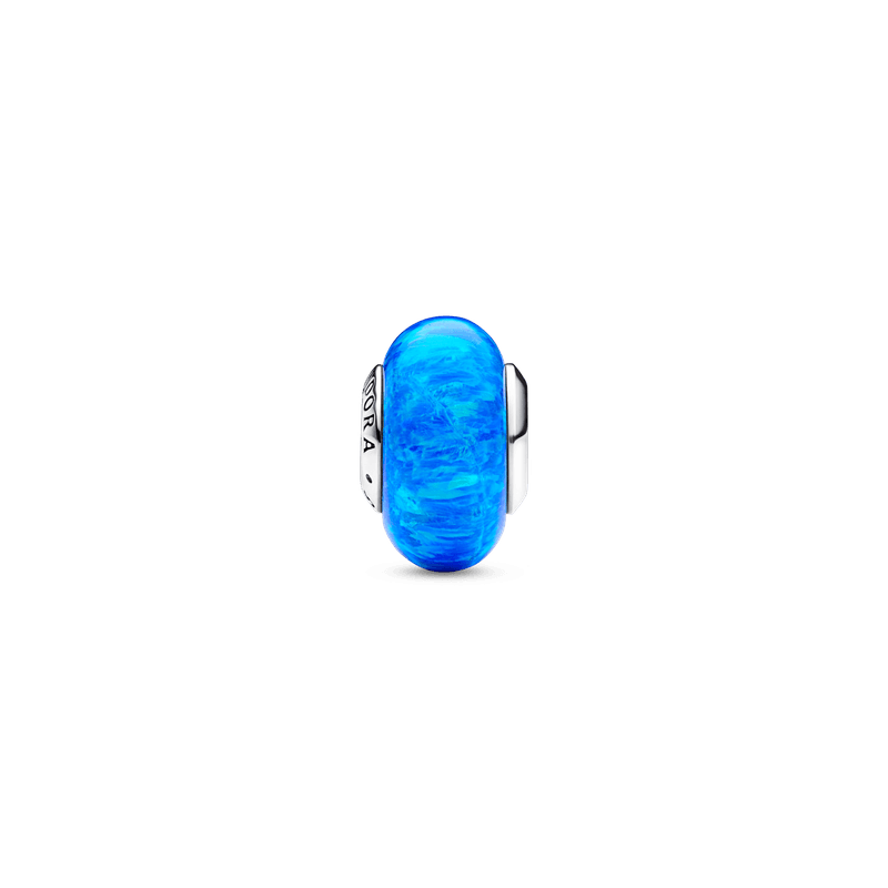 Charm Océano azul intenso opalescente Pandora Plata Esterlina