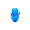 Charm Océano azul intenso opalescente Pandora Plata Esterlina