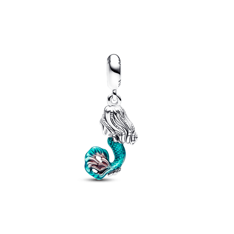 Charm colgante Vestido de Ariel de La Sirenita de Disney Pandora Plata Esterlina