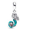 Charm colgante Vestido de Ariel de La Sirenita de Disney Pandora Plata Esterlina