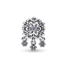 Charm Gota de copo de nieve helada