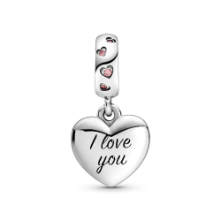 Charm colgante Corazón con la inscripción Mamá