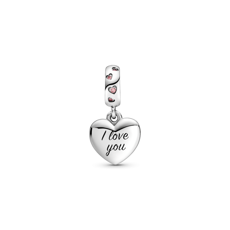 Charm colgante Corazón con la inscripción Mamá