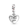 Charm colgante Corazón con la inscripción Mamá
