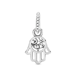 Charm colgante amuleto protector de mano de Hamsa