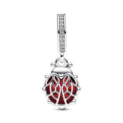 Charm colgante Mariquita roja