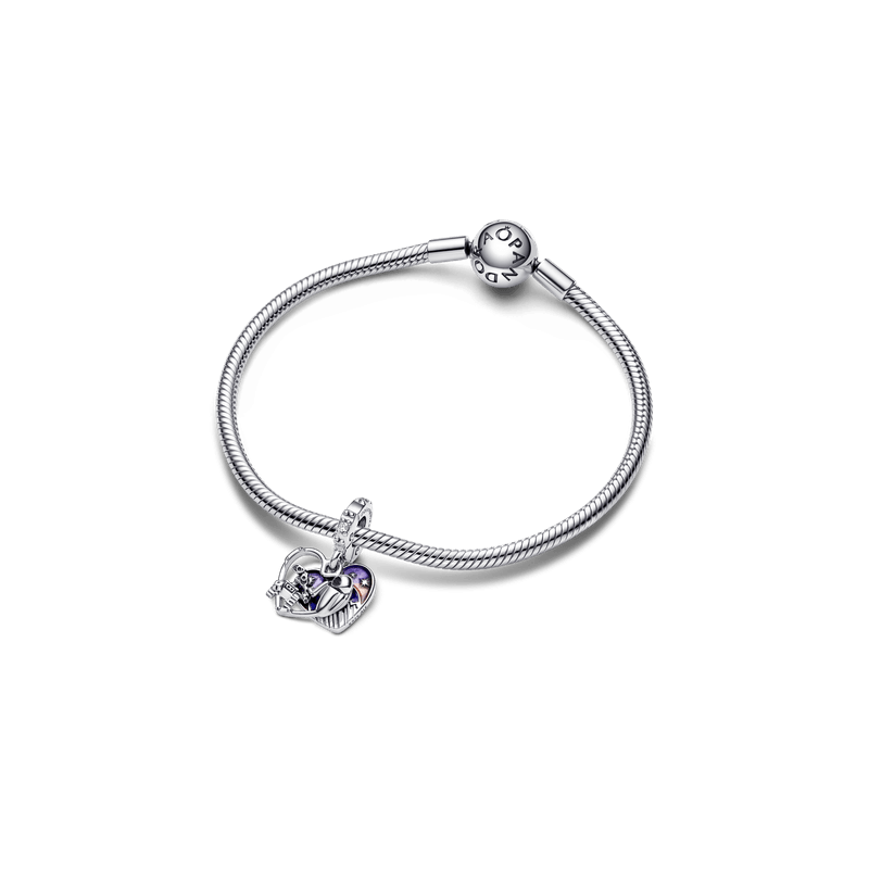 Charm colgante Wall-E y Eve brilla en la oscuridad de Disney Pixar