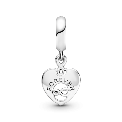 Charm colgante Corazón amigas para siempre