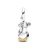 Charm Colgante Mono Móvil en Dos Tonos