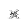 Charm del zodiaco Piscis resplandeciente