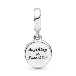 Charm Colgante Trébol De La Suerte De Cuatro Hojas Verde