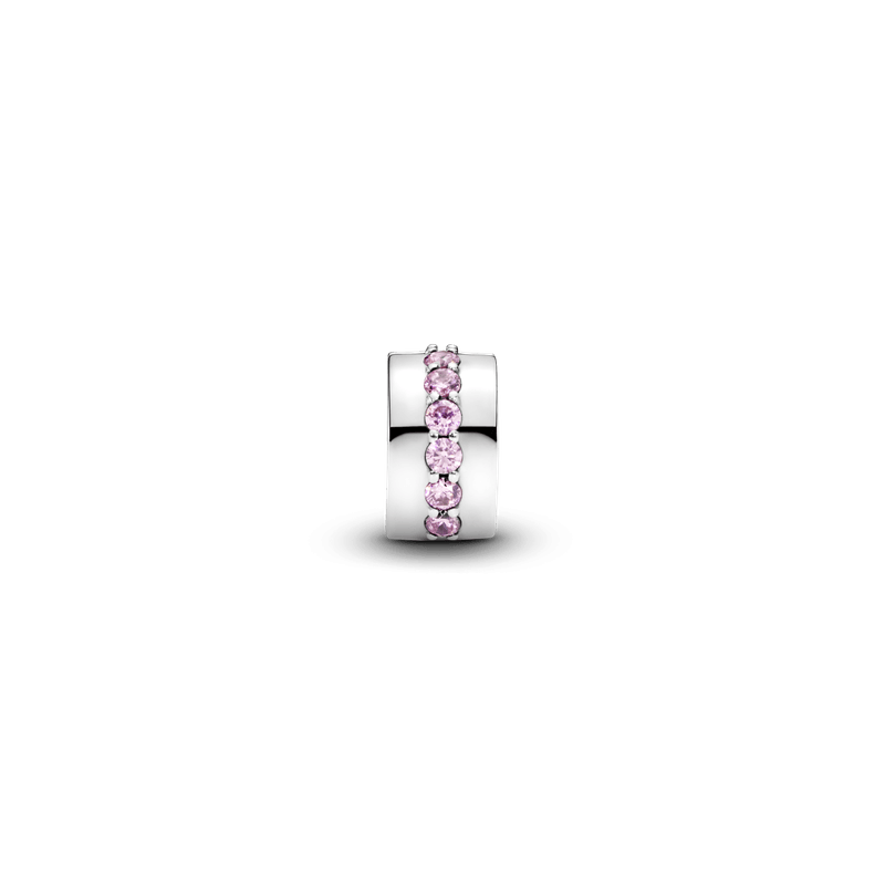 Charm Sujetador Hilera rosada reluciente