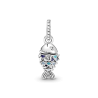 Charm Colgante Pez Con Escamas Azules