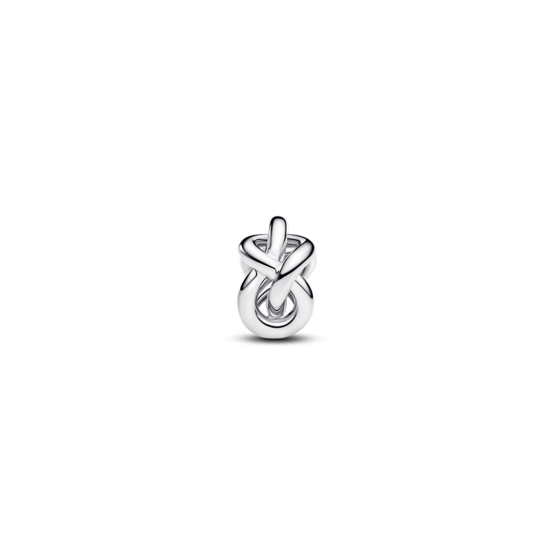 Charm Nudo Infinito Plateado