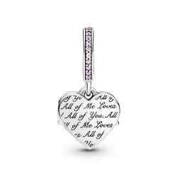 Charm Colgante Corazón Y Mamá