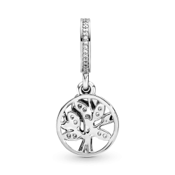 Charm Colgante Generaciones De Familia Dos Tonos