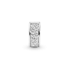 Charm Sujetador de pavé transparente