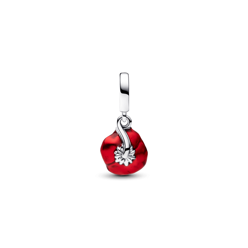 Charm Colgante Flor Roja