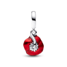 Charm Colgante Flor Roja