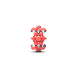 Charm Océano de Color Coral