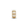 Charm de Clip Esmalte y Gemas Dorado