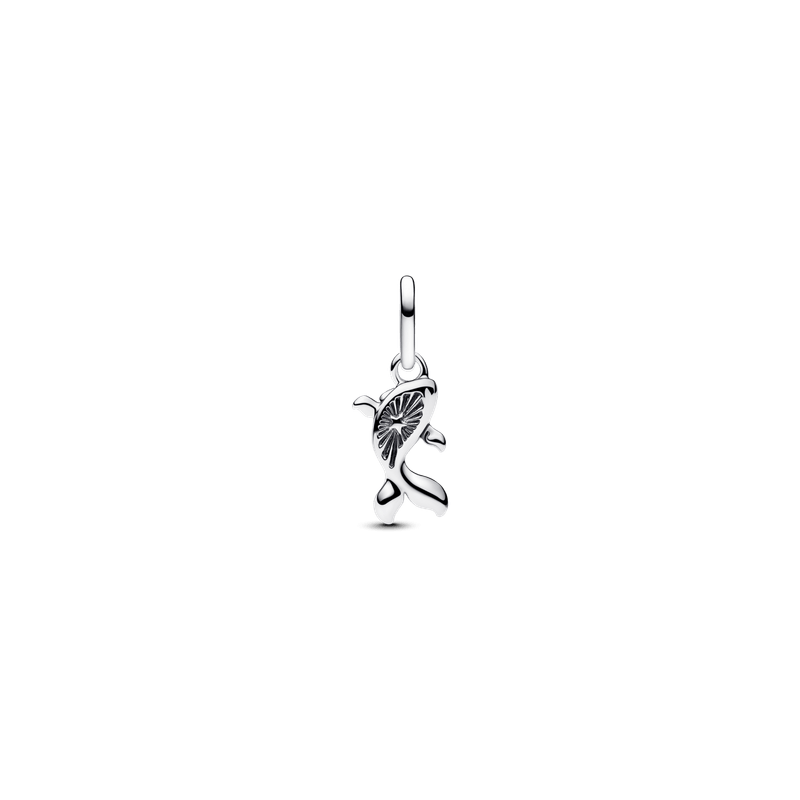 Mini Charm Colgante Carpa Koi de Cristal de Murano