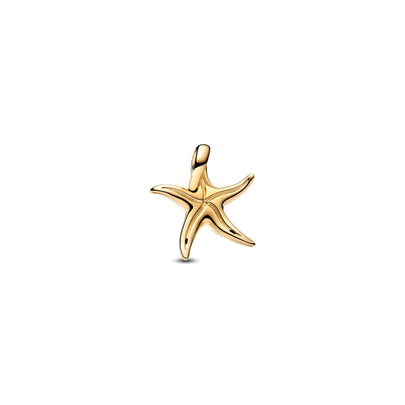 Charm Colgante Estrella de Mar Azul Brillante