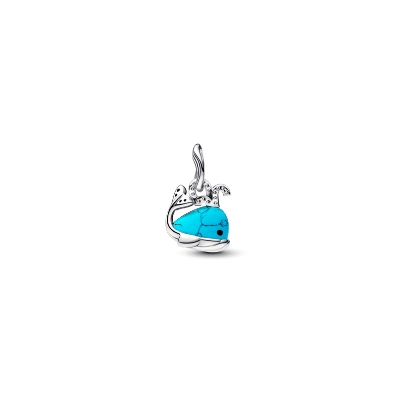 Charm Colgante Ballena Color Turquesa
