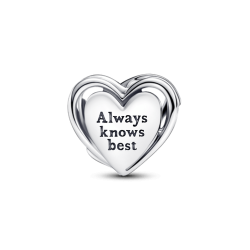 Charm Filigrana Corazón y Madre