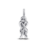 Charm Colgante Nudo Infinito y Pavé