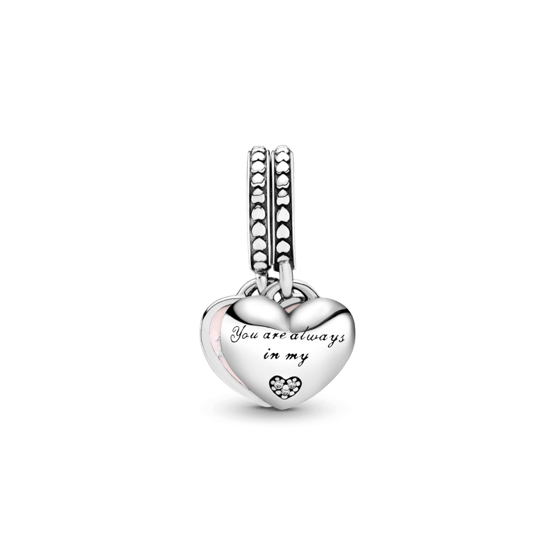 Charm Colgante Corazones De Madre E Hija