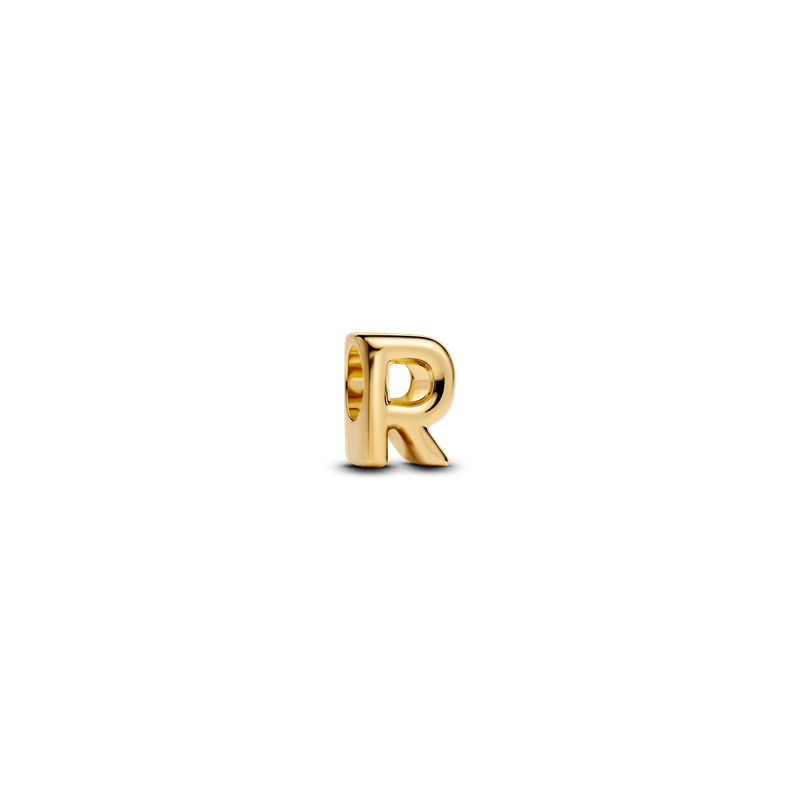 Charm Dorado Alfabeto Letra R
