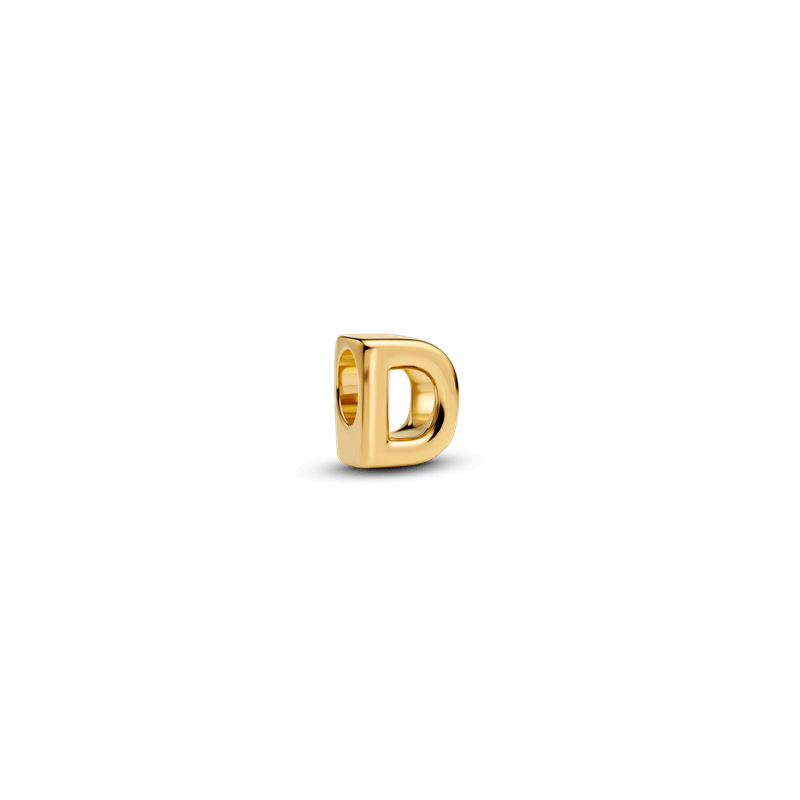 Charm Dorado Alfabeto Letra D