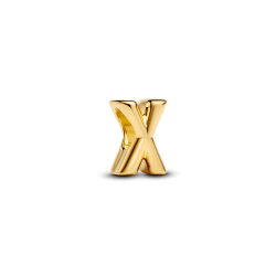 Charm Dorado Alfabeto Letra X