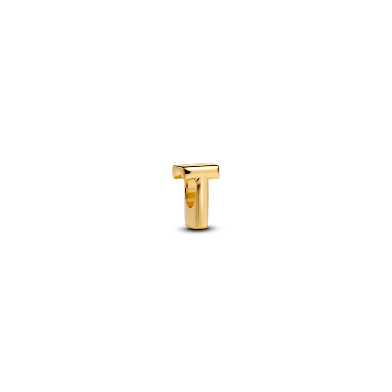 Charm Dorado Alfabeto Letra T
