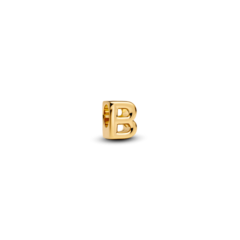 Charm Dorado Alfabeto Letra B