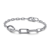Brazalete Cadena con Tachuelas Pandora Moments Recubrimiento en Oro de 14k