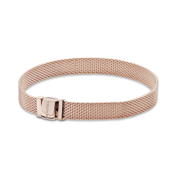 Brazalete Cadena con Tachuelas Pandora Moments Recubrimiento en Oro de 14k